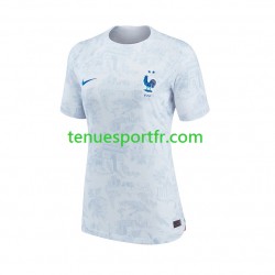 Femme Maillot Extérieur France World Cup 2022 à Manches Courtes