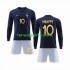 Kit Enfant Maillot Domicile France Mbappe 10 World Cup 2022 à Manches Longues