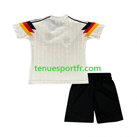 Kit Enfant Maillot Retro Domicile Allemagne 1990 à Manches Courtes