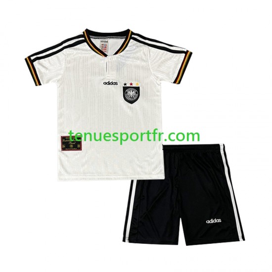 Kit Enfant Maillot Retro Domicile Allemagne 1996 à Manches Courtes