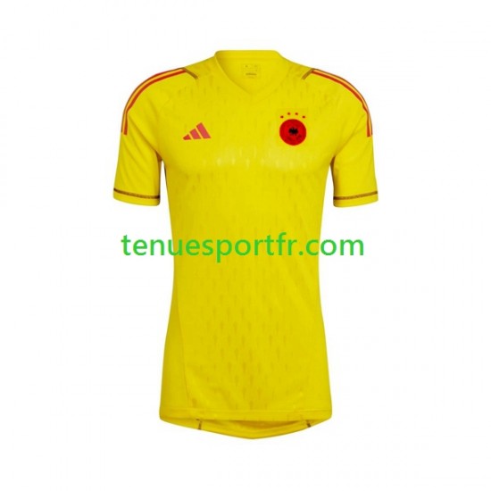 Homme Maillot Extérieur Allemagne Gardien World Cup 2022 à Manches Courtes