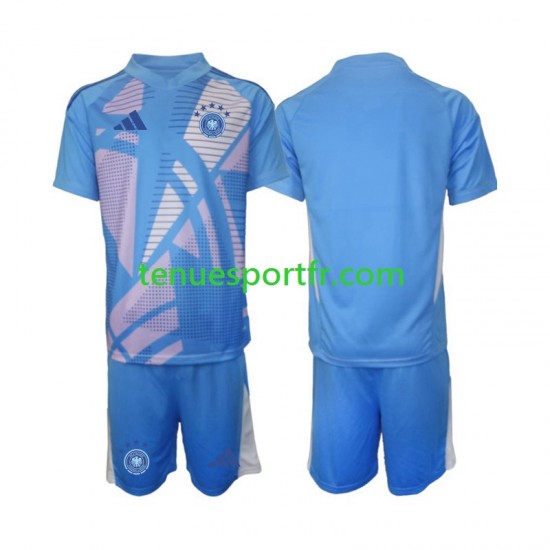 Kit Enfant Maillot Quatrième Allemagne Gardien 2024-2025 à Manches Courtes
