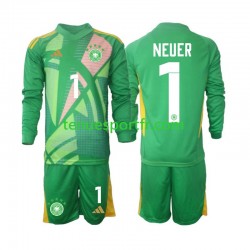 Kit Enfant Maillot Troisième Allemagne Gardien Manuel Neuer 1 2024-2025 à Manches Longues