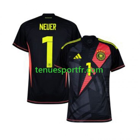 Homme Maillot Domicile Allemagne Gardien Manuel Neuer 1 Euro 2024 à Manches Courtes