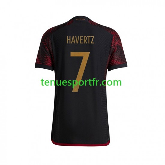 Homme Maillot Extérieur Allemagne Havertz 7 World Cup 2022 à Manches Courtes
