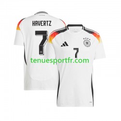 Homme Maillot Domicile Allemagne Havertz 7 Euro 2024 à Manches Courtes