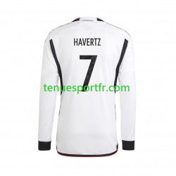 Homme Maillot Domicile Allemagne Havertz 7 World Cup 2022 à Manches Longues