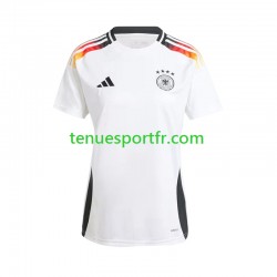 Femme Maillot Domicile Allemagne Euro 2024 à Manches Courtes