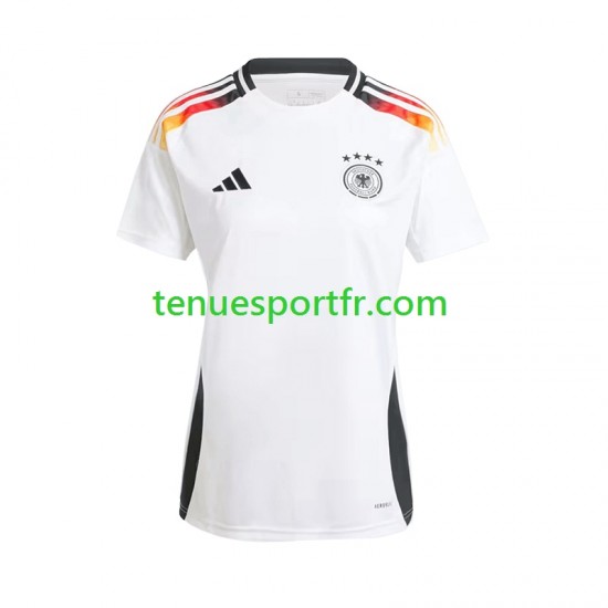 Femme Maillot Domicile Allemagne Euro 2024 à Manches Courtes