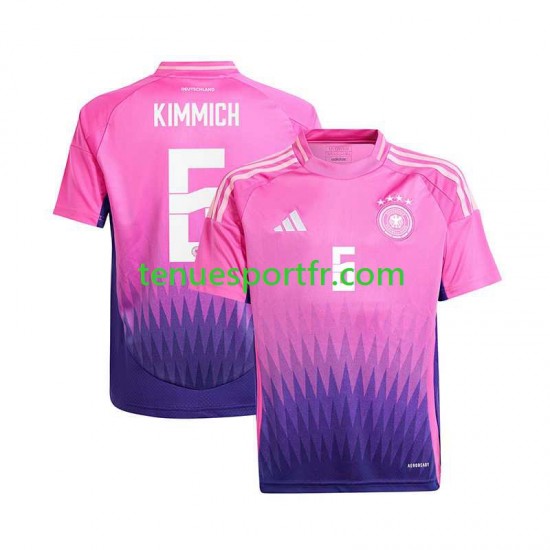 Homme Maillot Extérieur Allemagne Kimmich 6 Euro 2024 à Manches Courtes