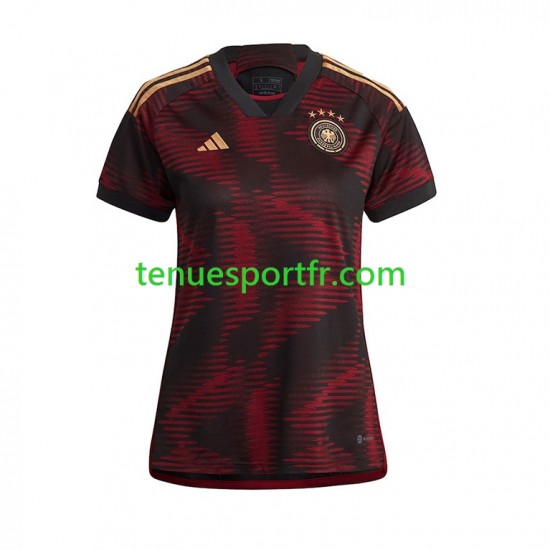 Femme Maillot Extérieur Allemagne World Cup 2022 à Manches Courtes