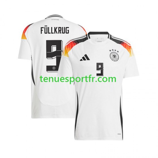 Homme Maillot Domicile Allemagne Niclas Fullkrug 9 Euro 2024 à Manches Courtes