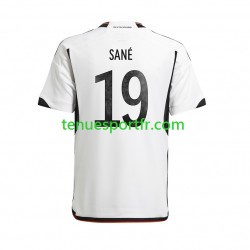 Homme Maillot Domicile Allemagne Sane 19 World Cup 2022 à Manches Courtes