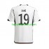 Homme Maillot Domicile Allemagne Sane 19 World Cup 2022 à Manches Courtes