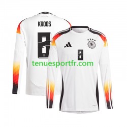 Homme Maillot Domicile Allemagne Toni Kroos 8 Euro 2024 à Manches Longues