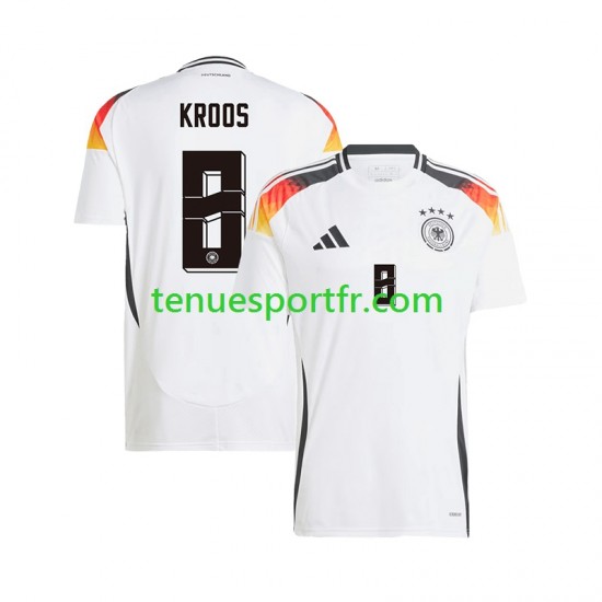 Homme Maillot Domicile Allemagne Toni Kroos 8 Euro 2024 à Manches Courtes