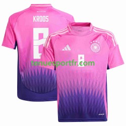 Homme Maillot Extérieur Allemagne Toni Kroos Euro 2024 à Manches Courtes