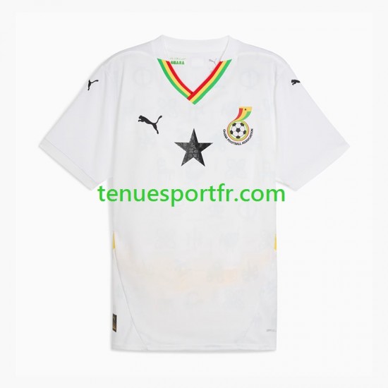 Homme Maillot Domicile Ghana 2024 à Manches Courtes