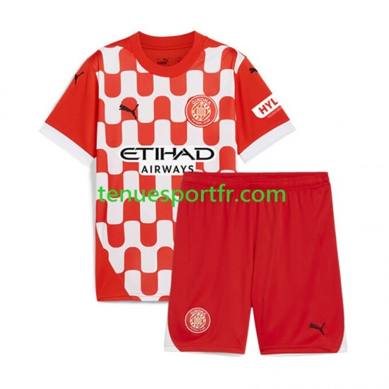 Kit Enfant Maillot Domicile Girona 2024-2025 à Manches Courtes
