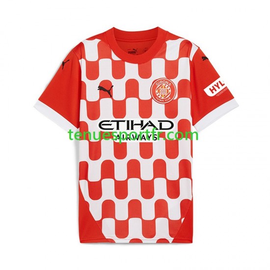 Homme Maillot Domicile Girona 2024-2025 à Manches Courtes