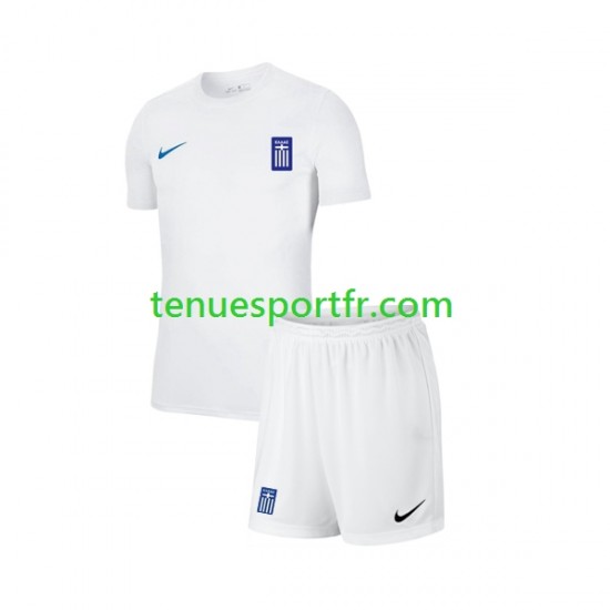 Kit Enfant Maillot Extérieur Grèce 2022-2023 à Manches Courtes