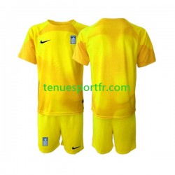 Kit Enfant Maillot Domicile Grèce Gardien 2023 à Manches Courtes