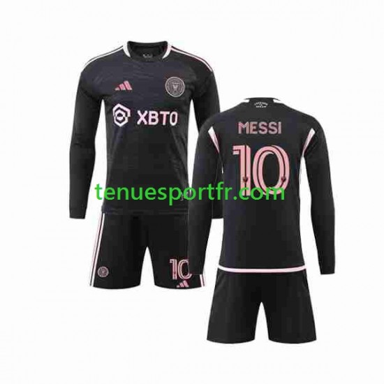 Kit Enfant Maillot Extérieur InterMiami Lionel Messi 10 2023-2024 à Manches Longues