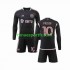 Kit Enfant Maillot Extérieur InterMiami Lionel Messi 10 2023-2024 à Manches Longues