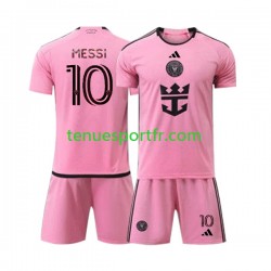 Kit Enfant Maillot Domicile InterMiami Lionel Messi 10 2024 à Manches Courtes