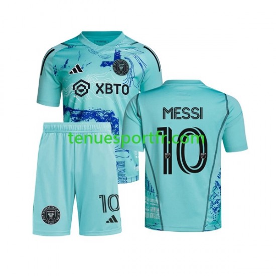 Kit Enfant Maillot Domicile InterMiami Lionel Messi 10 Special 2023-2024 à Manches Courtes