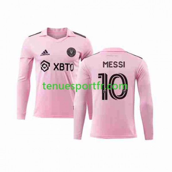 Homme Maillot Domicile InterMiami Lionel Messi 10 2023-2024 à Manches Longues