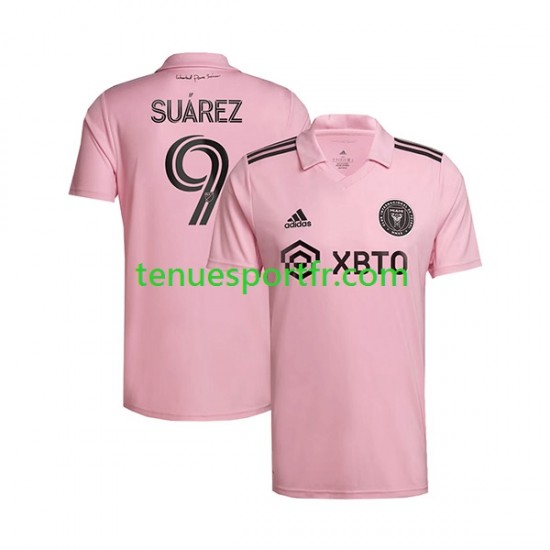 Homme Maillot Domicile InterMiami Luis Suarez 9 2023-2024 à Manches Courtes