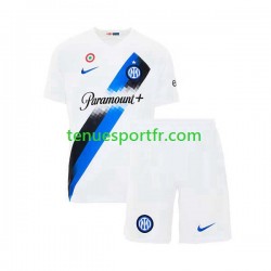 Kit Enfant Maillot Extérieur Inter Milan 2023-2024 à Manches Courtes