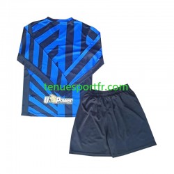 Kit Enfant Maillot Domicile Inter Milan 2024-2025 à Manches Longues