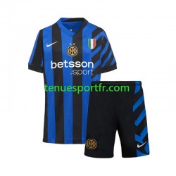 Kit Enfant Maillot Domicile Inter Milan 2024-2025 à Manches Courtes