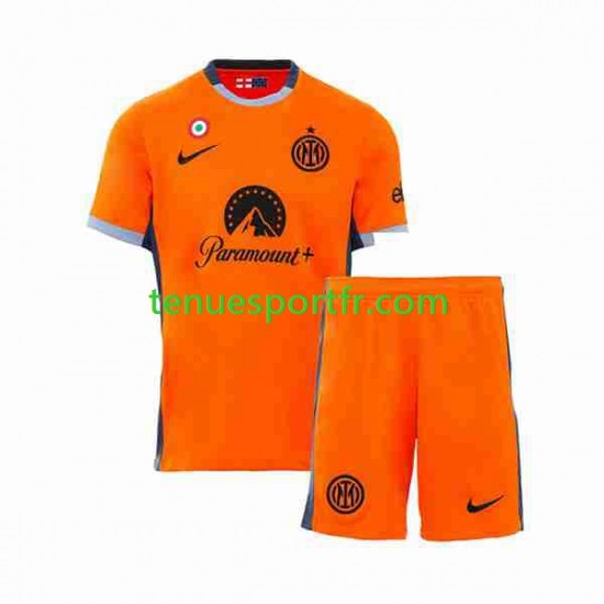 Kit Enfant Maillot Troisième Inter Milan 2023-2024 à Manches Courtes