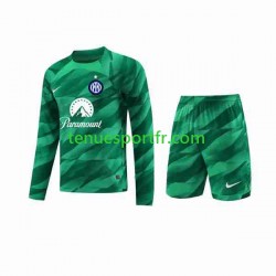 Kit Enfant Maillot Extérieur Inter Milan Gardien 2023-2024 à Manches Longues