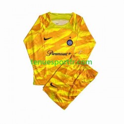 Kit Enfant Maillot Domicile Inter Milan Gardien 2023-2024 à Manches Longues