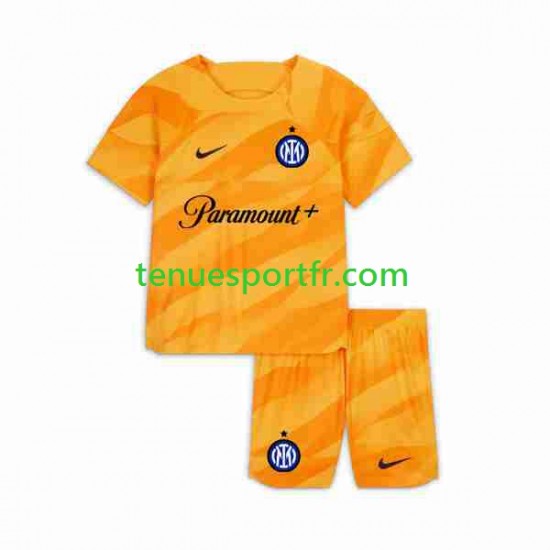 Kit Enfant Maillot Domicile Inter Milan Gardien 2023-2024 à Manches Courtes
