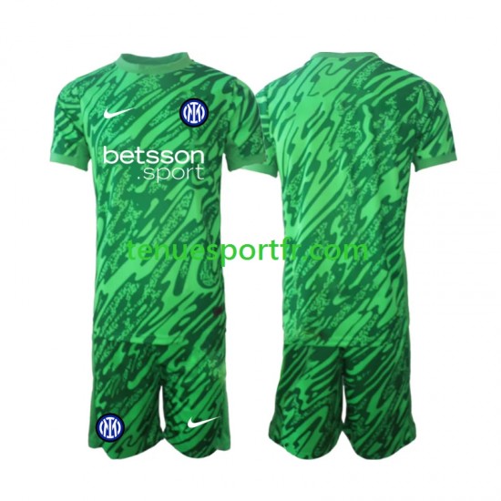 Kit Enfant Maillot Domicile Inter Milan Gardien 2024-2025 à Manches Courtes