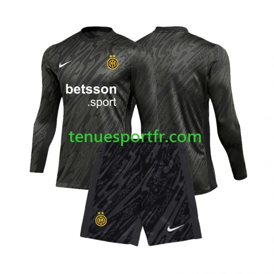 Kit Enfant Maillot Troisième Inter Milan Gardien 2024-2025 à Manches Longues