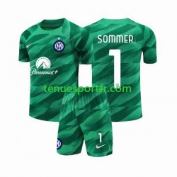 Kit Enfant Maillot Extérieur Inter Milan Gardien Sommer 1 2023-2024 à Manches Courtes