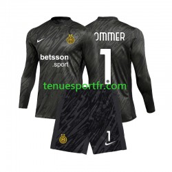 Kit Enfant Maillot Troisième Inter Milan Gardien Yann Sommer 1 2024-2025 à Manches Longues