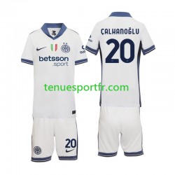Kit Enfant Maillot Extérieur Inter Milan Hakan Calhanoglu 20 2024-2025 à Manches Courtes