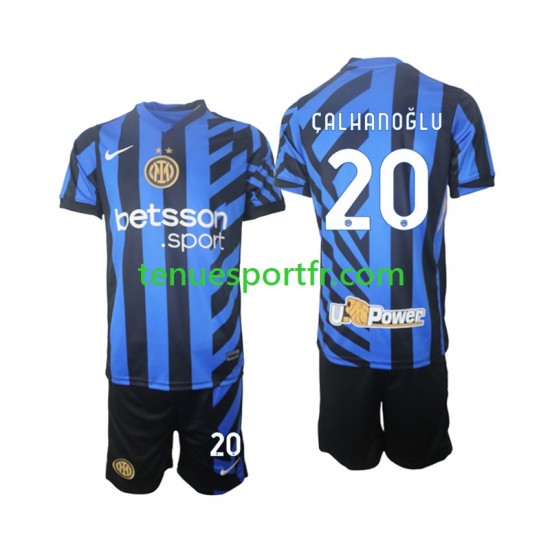 Kit Enfant Maillot Domicile Inter Milan Hakan Calhanoglu 20 2024-2025 à Manches Courtes