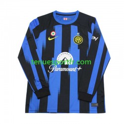 Homme Maillot Domicile Inter Milan 2023-2024 à Manches Longues