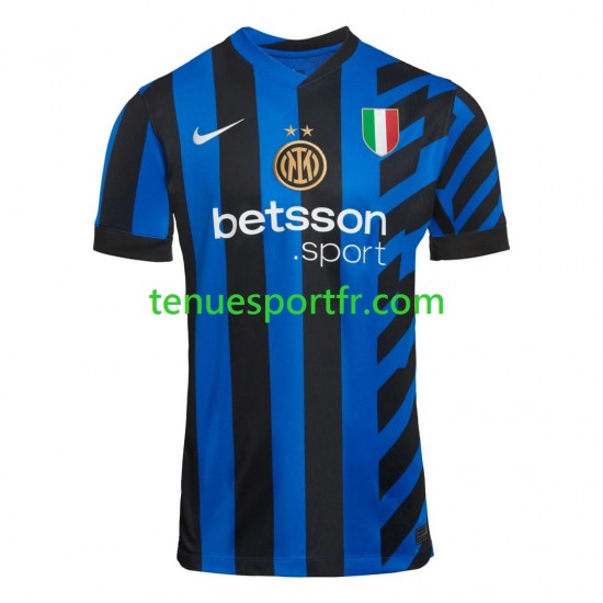 Homme Maillot Domicile Inter Milan 2024-2025 à Manches Courtes
