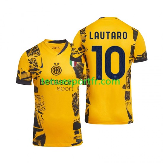 Homme Maillot Troisième Inter Milan Lautaro 10 2024-2025 à Manches Courtes