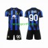Kit Enfant Maillot Domicile Inter Milan Lukaku 90 2023-2024 à Manches Courtes