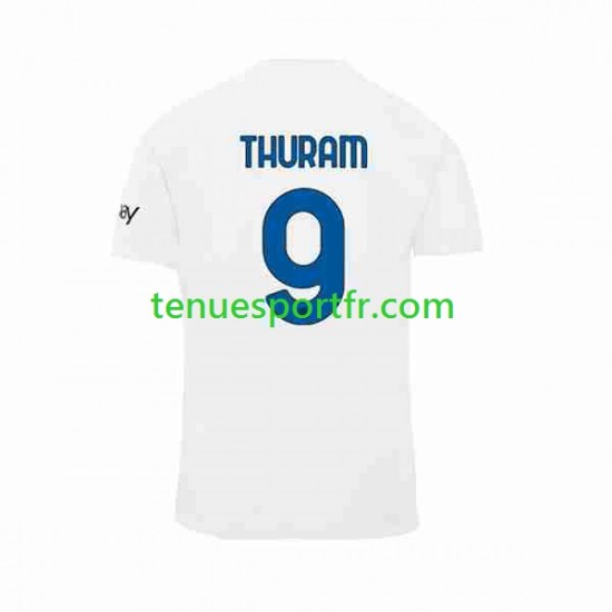 Homme Maillot Extérieur Inter Milan Marcus Thuram 9 2023-2024 à Manches Courtes